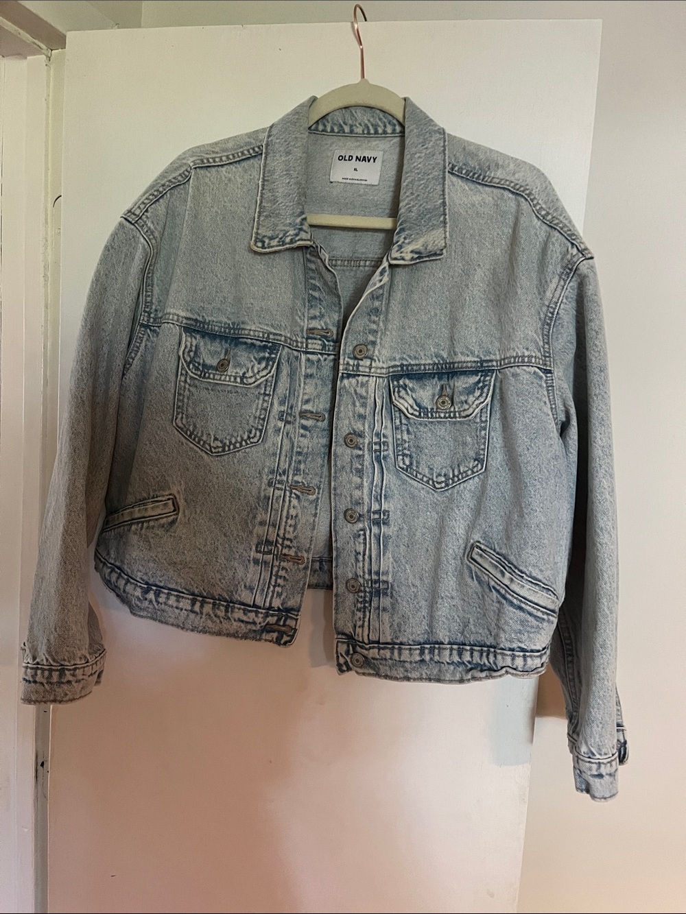 Old Navy Light Blue Washed Denim Jacket - Women
